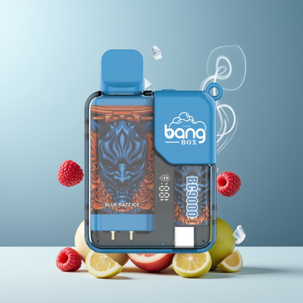 Bang Box 9000 Puffs grossister Sverige – 14ml E-Liquid 650 mAh Battery Type-C Laddningsport