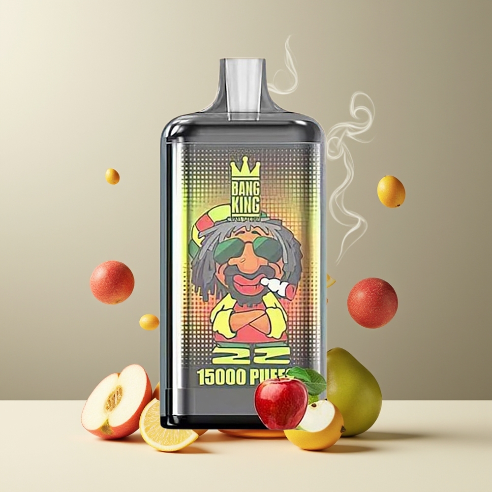 Bang King 15000 Puffs - 21ml / 550 mAh / Flera Nikotinstyrkor (0 2 3 5) - Färgglad  Lekfull Design - grossister Sverige