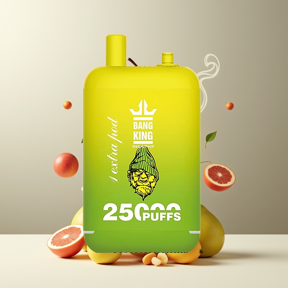 Bang King 25000 Puffs 46ml 650mAh Dual Pod System grossister Sverige Tropisk frugt