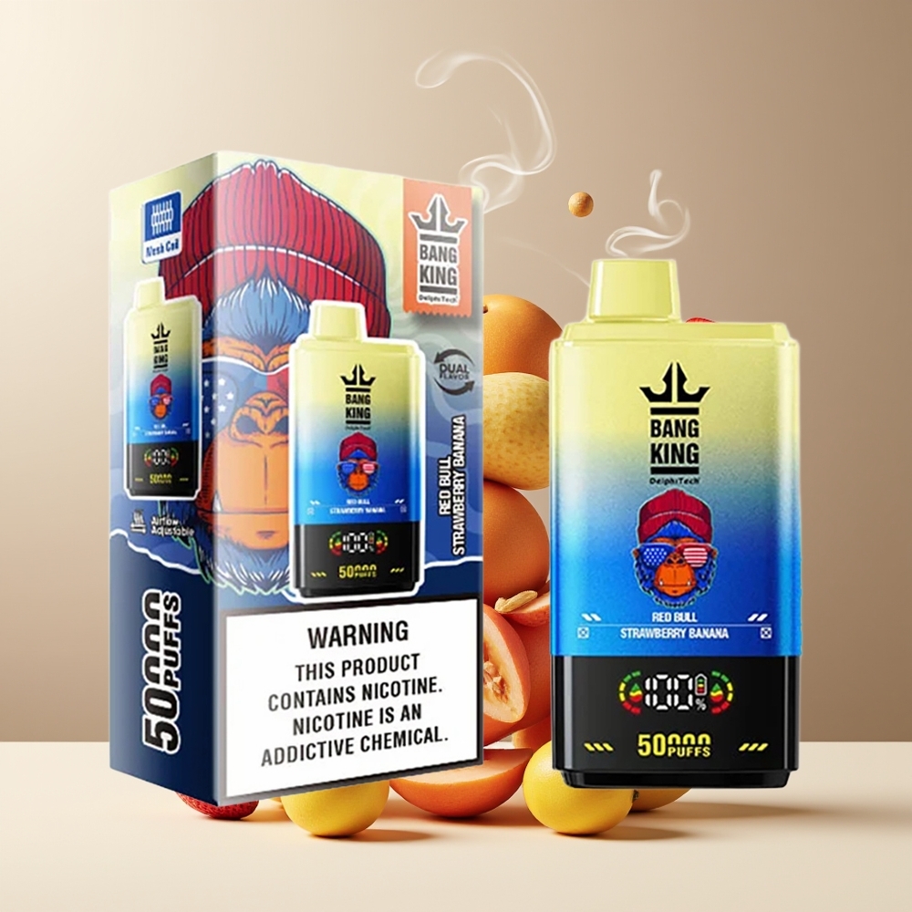 Bang King 50000 Engangs Vape med 50ml E-vätska  850mAh batteri - grossister Sverige