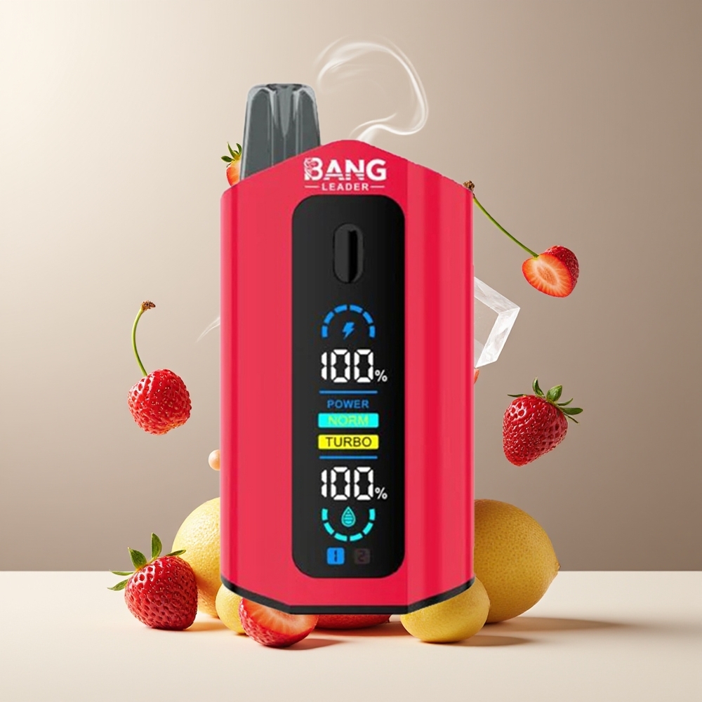 Bang Leader 50000 Puffs Engangs Vape Grossister Sverige – 13400mAh Batteri 36ml E-vätska Typ-C-laddning 2-i-1 Smaker