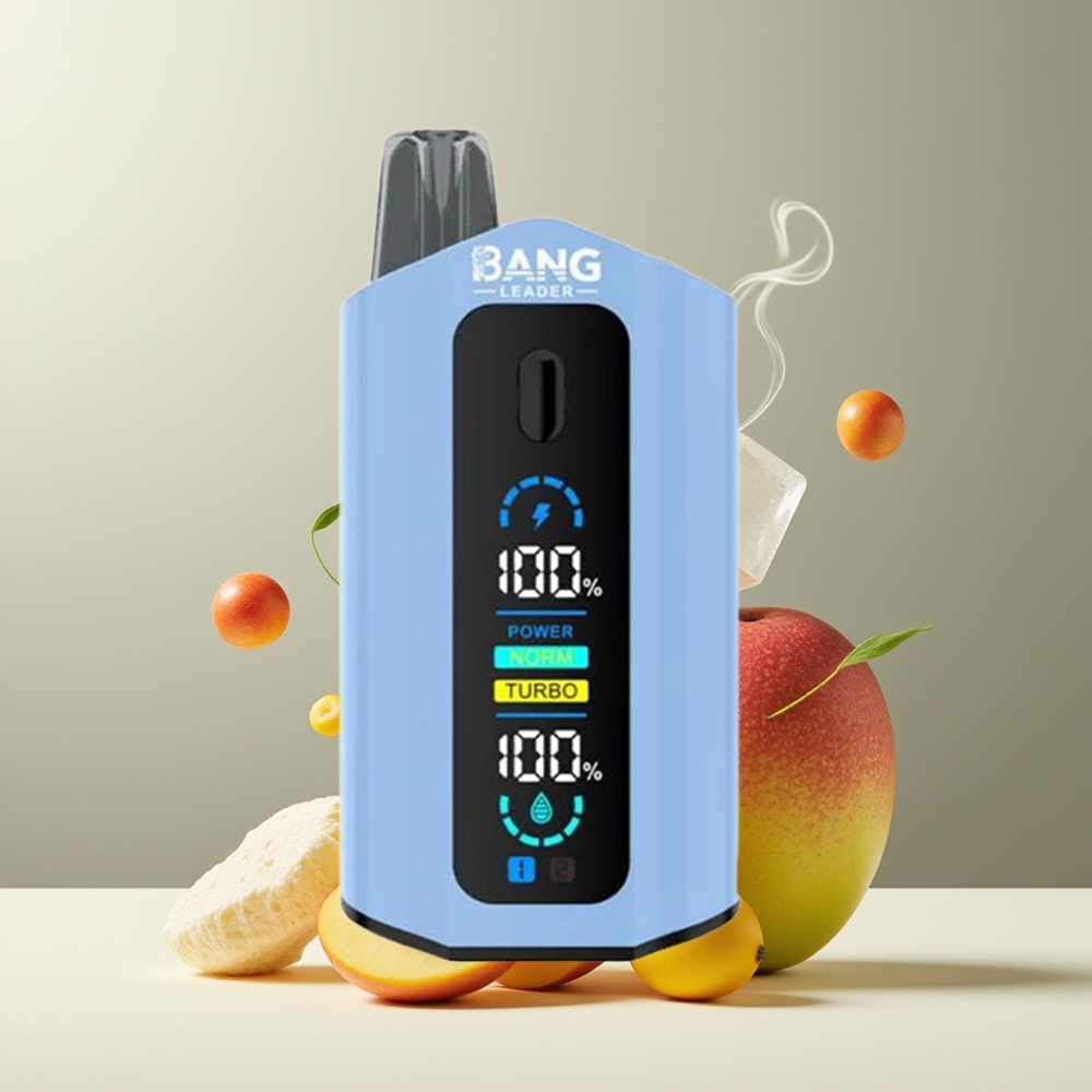 Bang Leader 50000 Puffs Grossister Sverige – 13400mAh Battery 36ml E-liquid 2-i-1 Smaker Typ-C-laddning