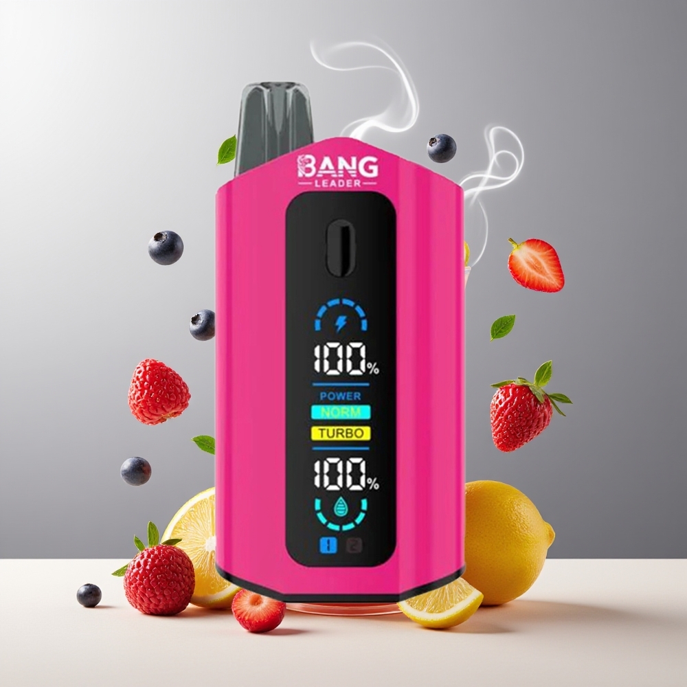 Bang Leader 50000 Puffs Grossister Sverige – 36ml E-liquid 13400mAh Type-C 2-i-1 Smaker