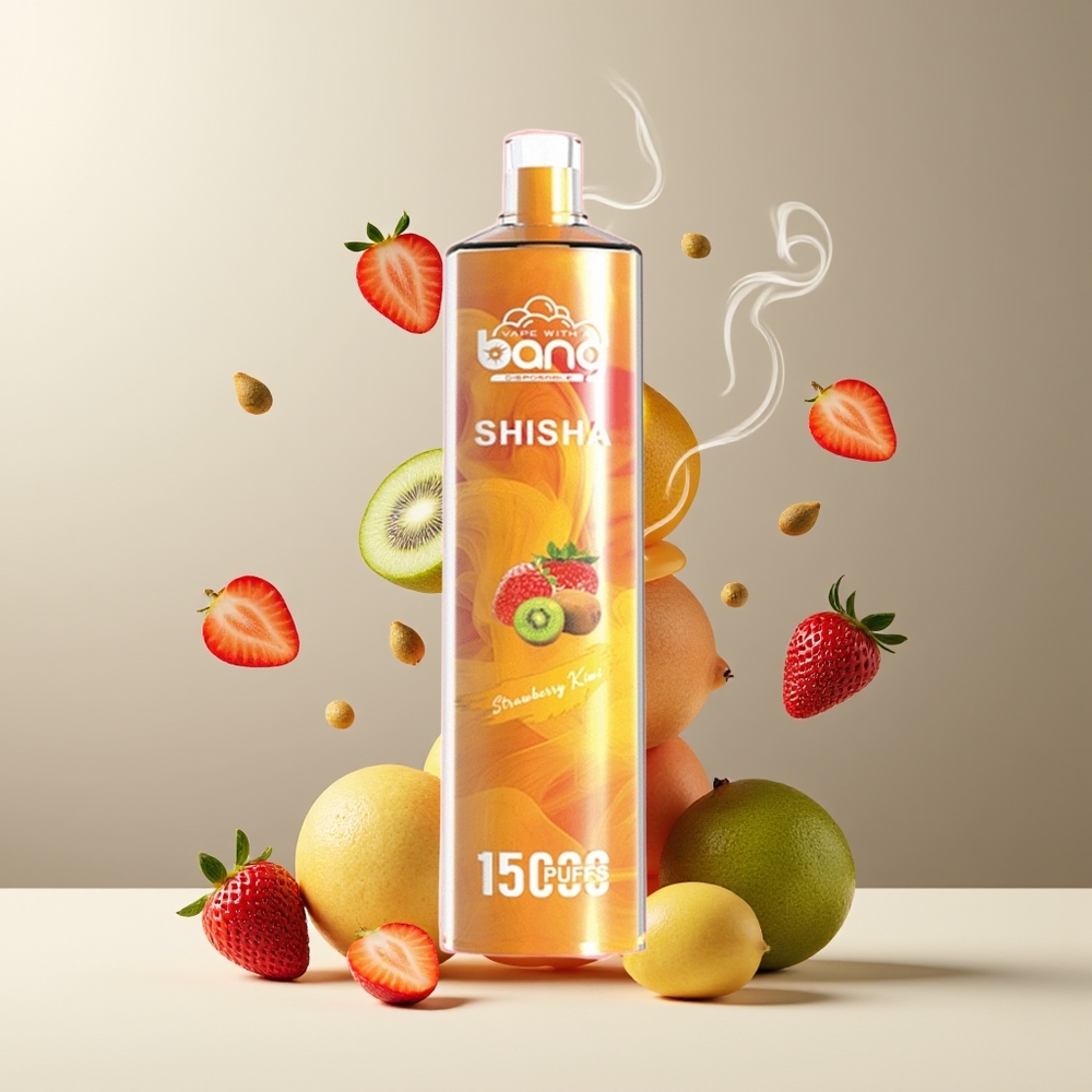 Bang Shisha 15000 Puffs Engangs Vape Grossister Sverige – 23ml E-liquid Type-C Laddning 600mAh Batteri 0-5 Nikotin