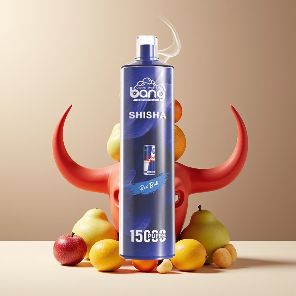 Bang Shisha 15000 Puffs Engangs Vape Grossister Sverige – 23ml E-liquid Type-C Laddning 600mAh Batteri 0-5 Nikotin DTL Teknik