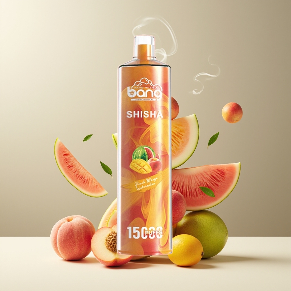 Bang Shisha 15000 Puffs Grossister Sverige – 23ml E-liquid 600mAh Battery Type-C Laddning 0235 Nikotin DTL Teknik