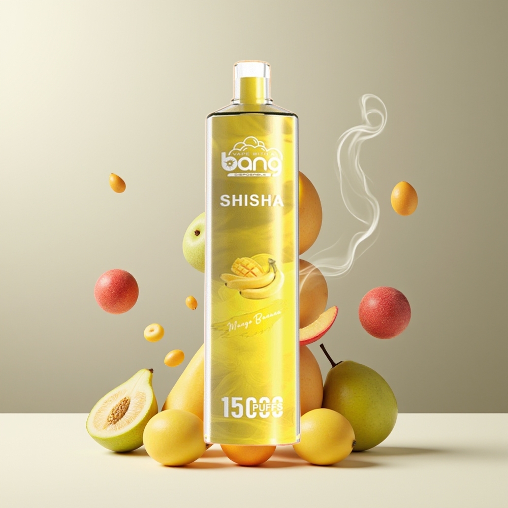Bang Shisha 15000 Puffs Grossister Sverige – 23ml E-liquid Type-C Laddning 600mAh Batteri 0-5 Nikotin