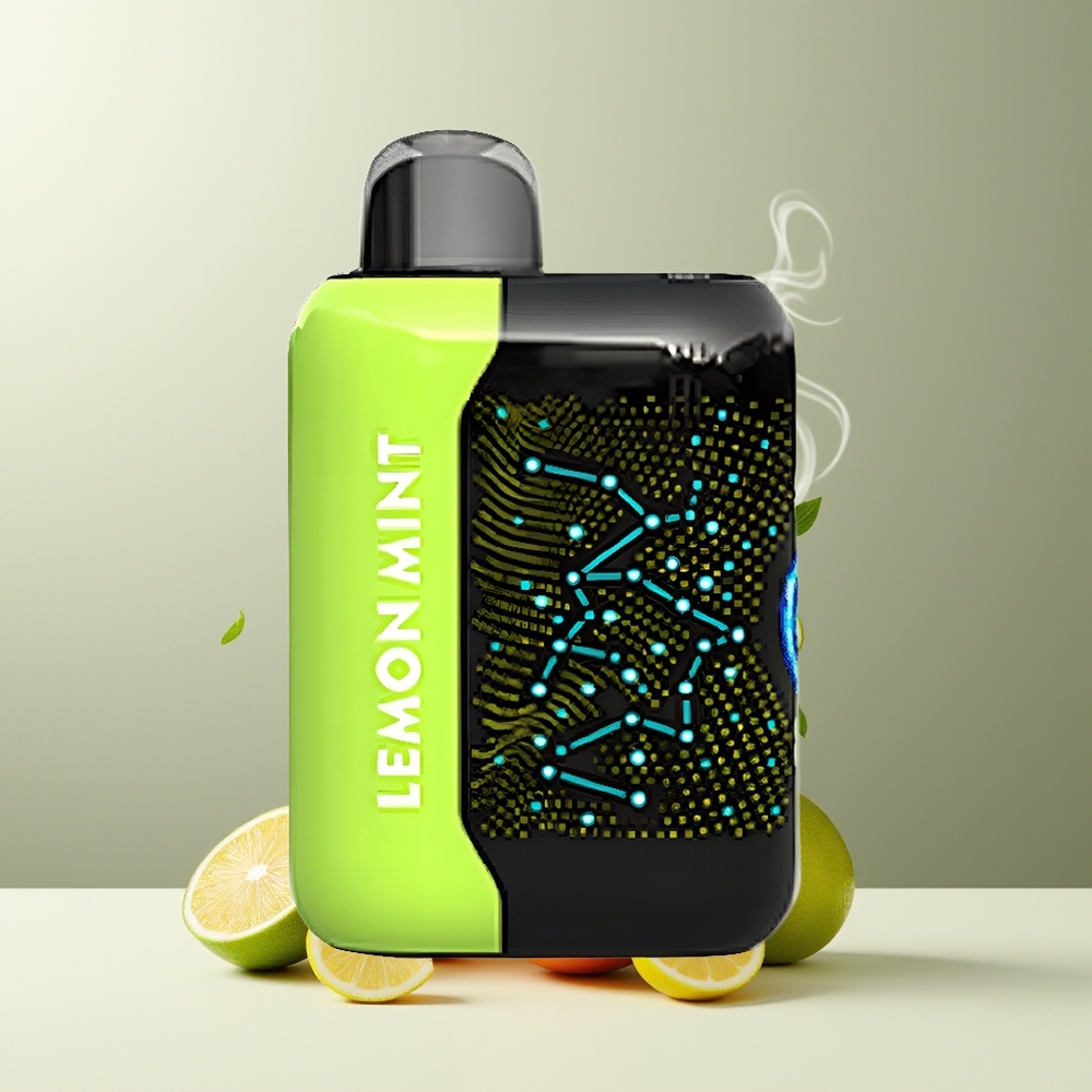 Bang Starry 25000 Puffs Engangs Vape 28ml 800mAh Type-C grossister Sverige Citronmynte