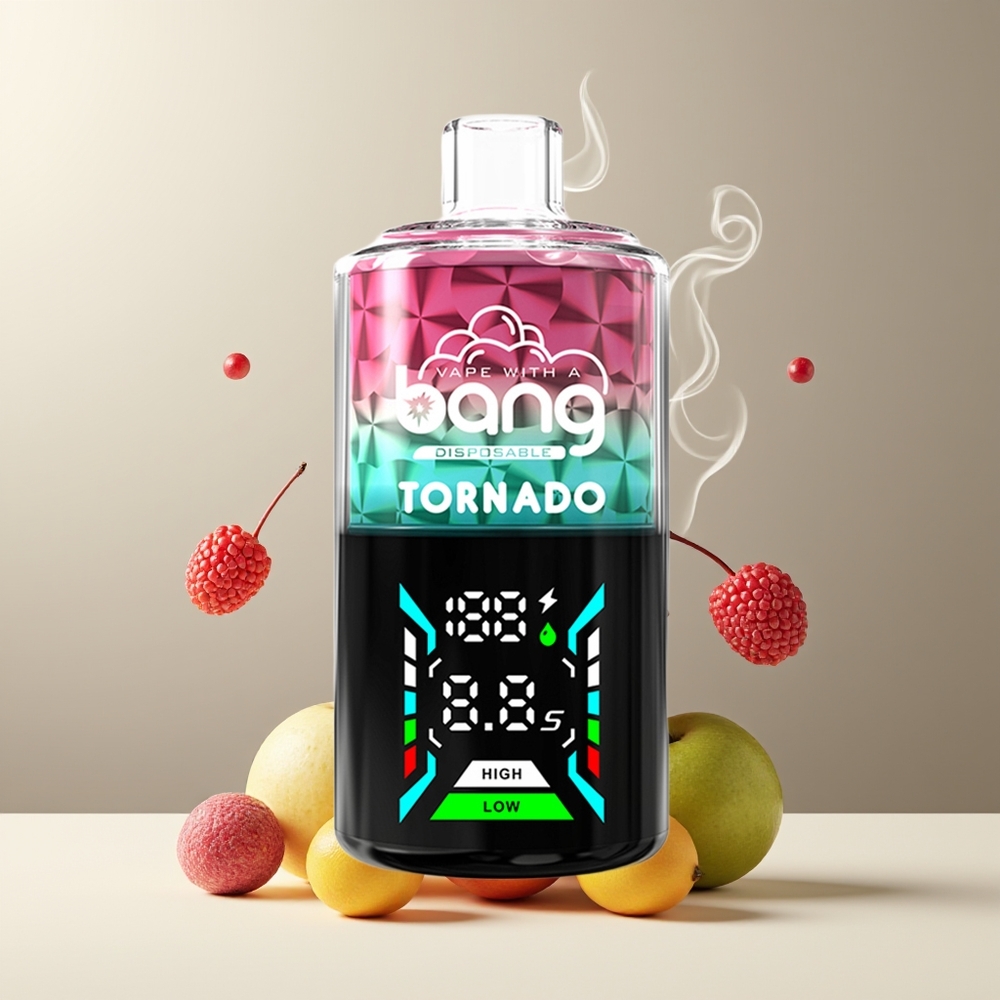 Bang Tornado 40000 Puffs Engangs Vape 40ml 850mAh grossister Sverige Triple Berry