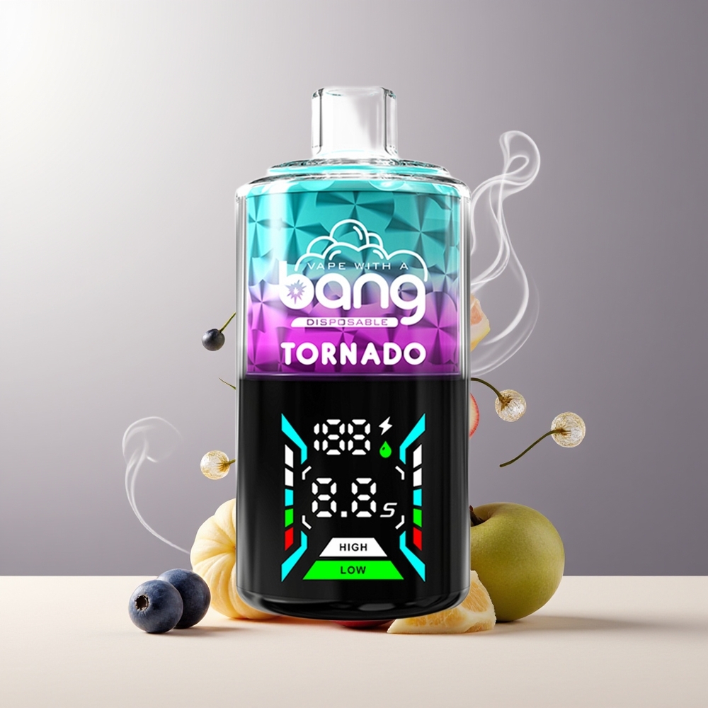 Bang Tornado 40000 Puffs Engangs Vape 40ml E-liquid 850mAh Battery 0/2/3/5 Nikotin grossister Sverige
