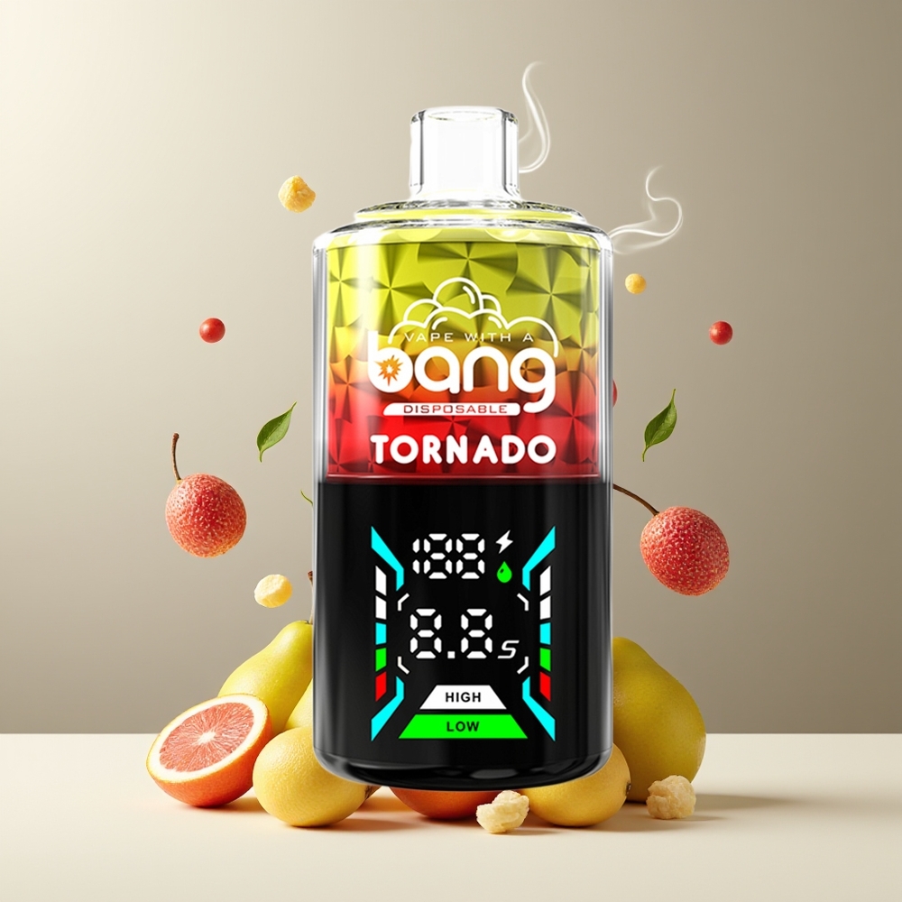 Bang Tornado 40000 Puffs Grossister Sverige – 0/2/3/5 Nikotin 850mAh Batteri 40ml E-vätska