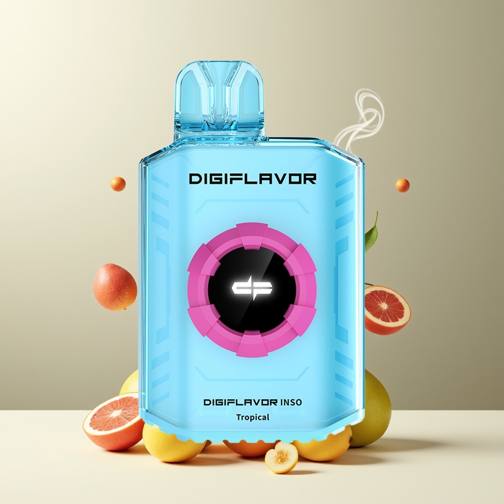 Digiflavor INSO 700 Puffs Grossister Sverige – 2 Nikotin Dual-Mesh Coils Tropisk