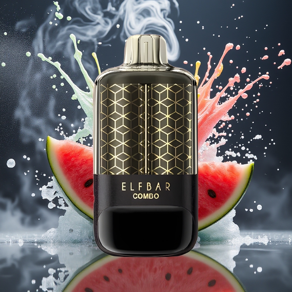 ELF BAR COMBO 25000 Puffs Disposable Vape 22ml 700mAh Type-C 5 Nicotine Dual Modes Dual Airflow Display grossister Sverige
