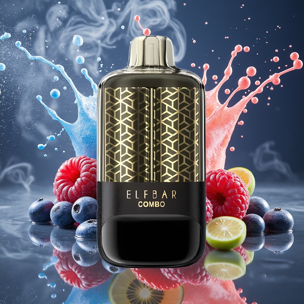 ELF BAR COMBO 25000 Puffs Disposable Vape 22ml 700mAh Type-C 5 Nicotine Dual Modes grossister Sverige