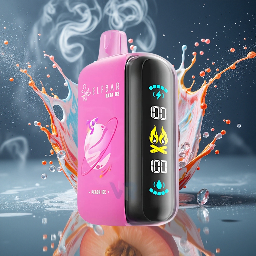 ELF BAR RAYA D3 25000 Puffs 23ml 5 Nikotin Typ-C Laddning Stor Skärm grossister Sverige