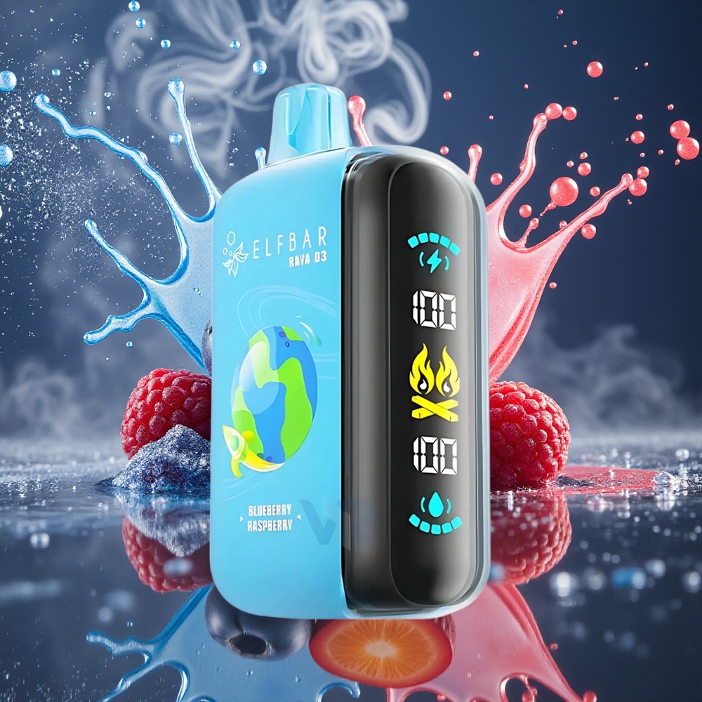 ELF BAR RAYA D3 25000 Puffs Disposable Vape - 23ml 5 Nikotin 20 Smaker Typ-C-laddning - grossister Sverige