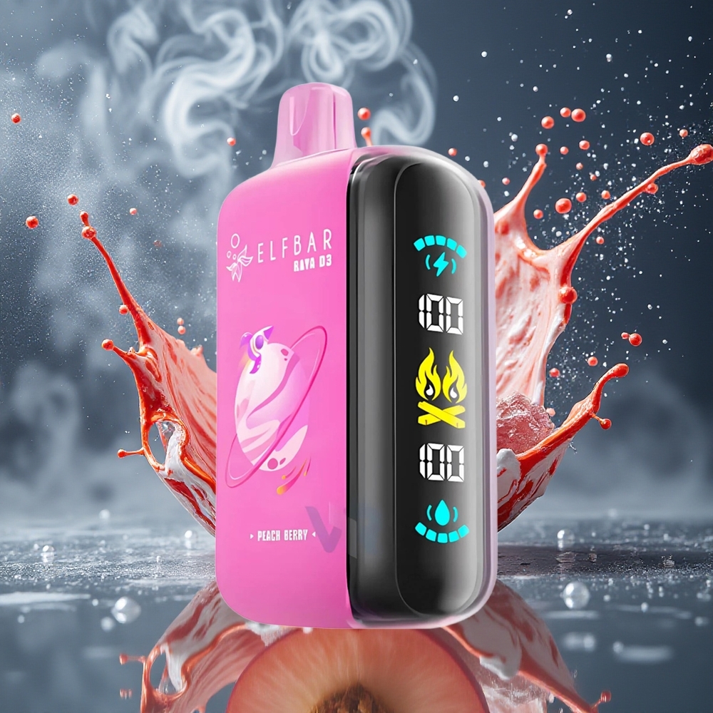 ELF BAR RAYA D3 25000 Puffs Disposable Vape grossister Sverige – 23ml 5 Nikotin Typ-C-laddning 20 smaker