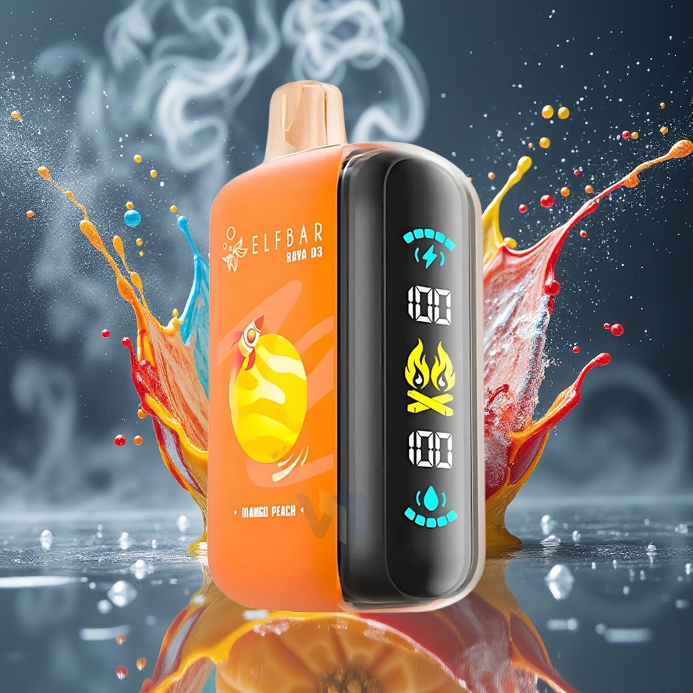 ELF BAR RAYA D3 25000 Puffs Grossister Sverige – 23ml 5 Nikotin 850mAh Typ-C-laddning