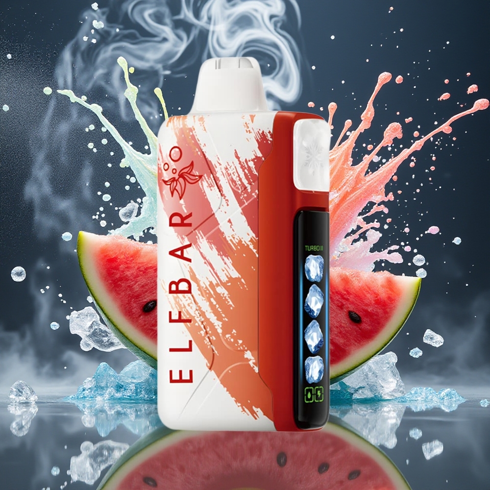 Elf Bar Ice King 40 000 Puffs Disposable Vape med 20ml E-Liquid 5 Nikotin Laddningsbart 850mAh Batteri  Justerbara Kylningsnivåer grossister Sverige