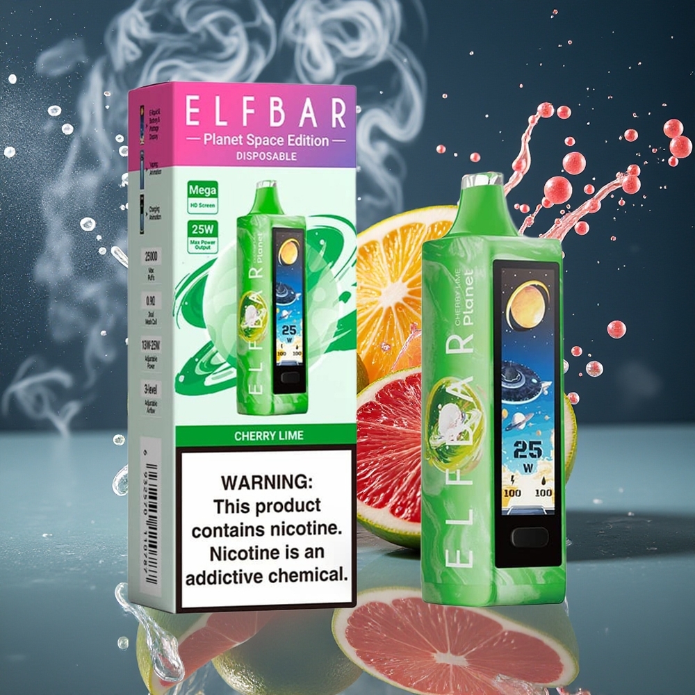 Elf Bar Planet 25000 Puffs Disposable Vape 18ml 50mg 800mAh Mesh grossister Sverige
