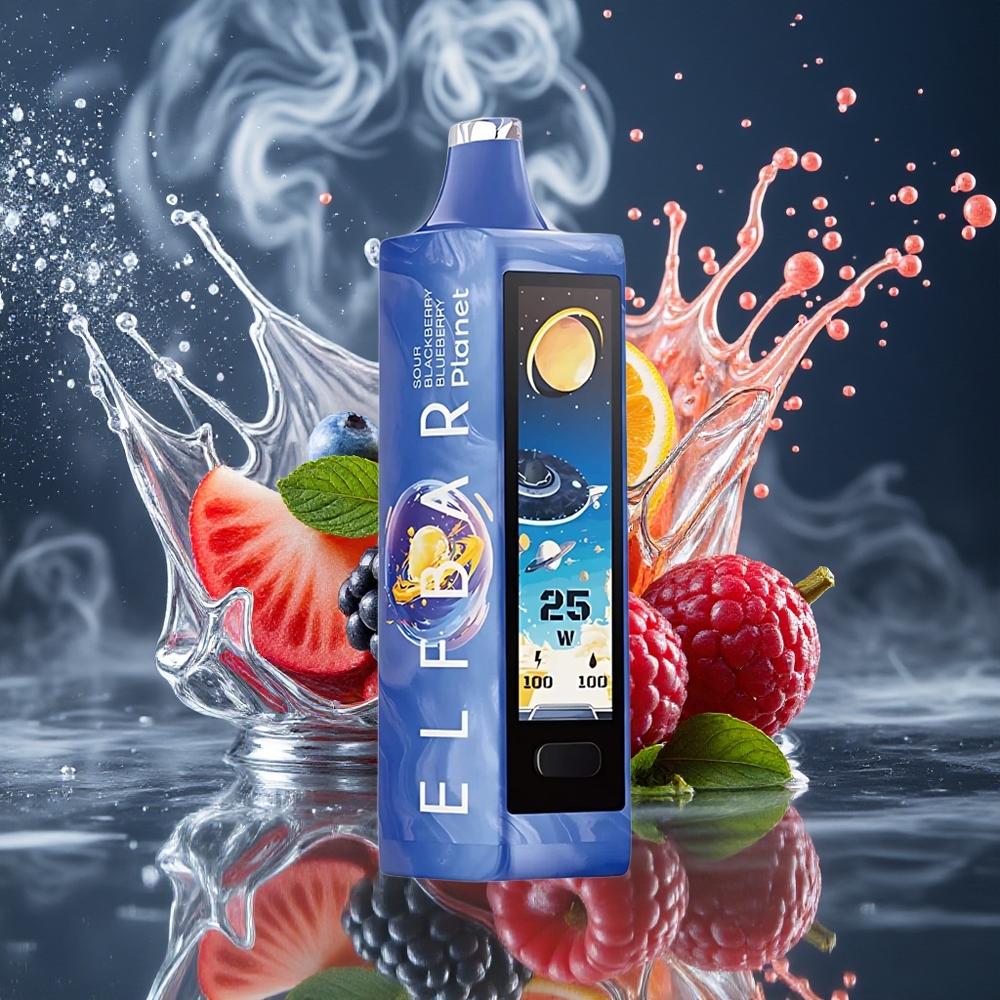 Elf Bar Planet 25000 Puffs Disposable Vape 18ml 50mg Mesh Coil Rechargebar 800mAh grossister Sverige