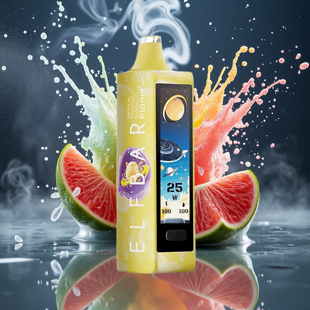 Elf Bar Planet 25000 Puffs Disposable Vape 18ml E-Liquid 800mAh Batteri Mesh Coil Grossister Sverige