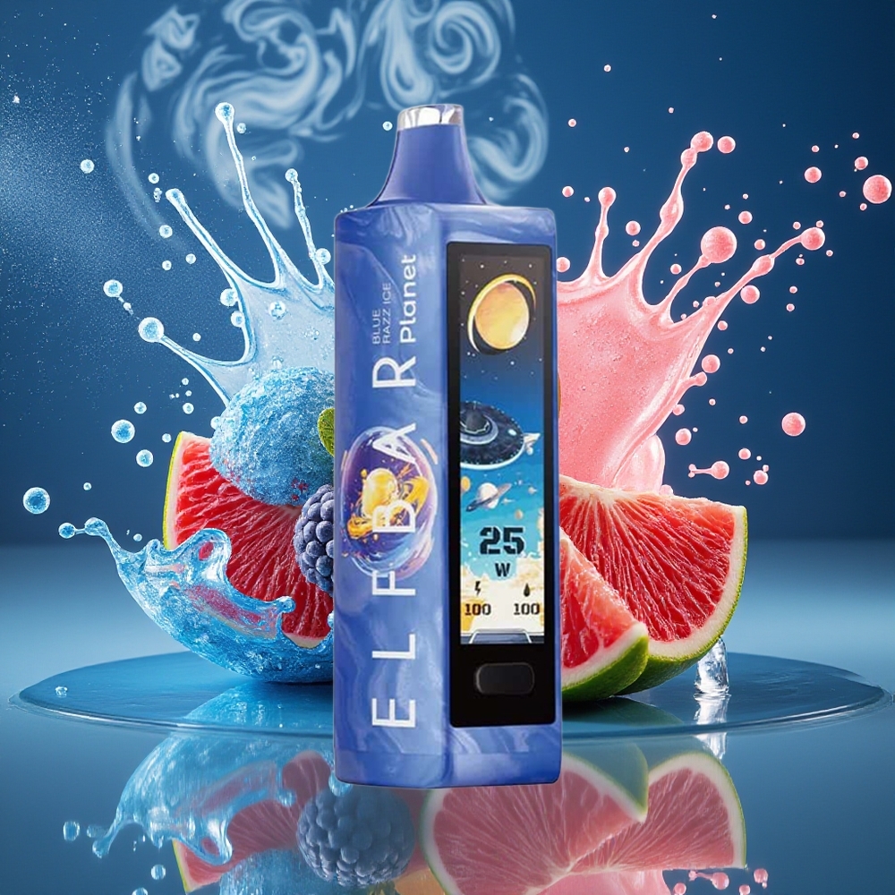 Elf Bar Planet 25000 Puffs Disposable Vape 18ml E-vätska 5 Nikotin 800mAh Omladdningsbar Batteri Mesh Coil Grossister Sverige