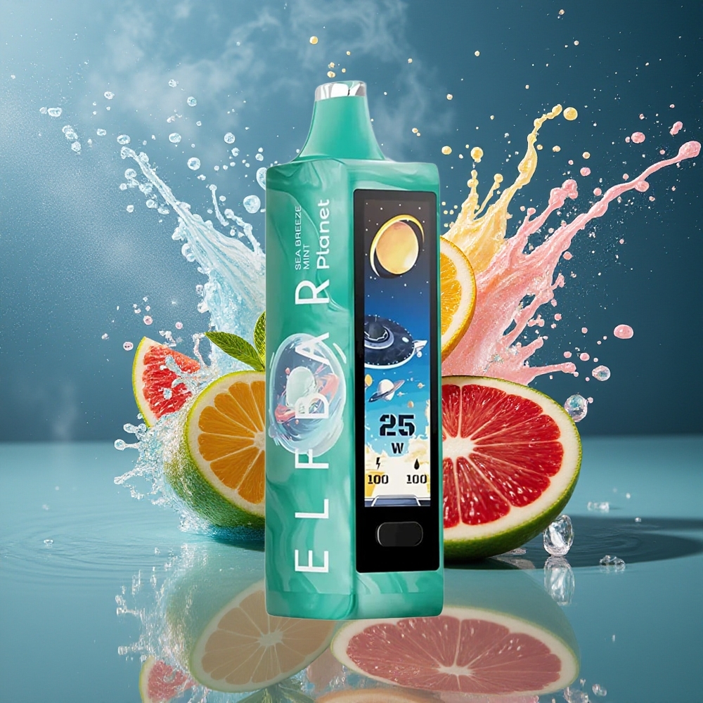 Elf Bar Planet 25000 Puffs Disposable Vape 5 Nikotin 18ml E-vätska 800mAh Batteri grossister Sverige