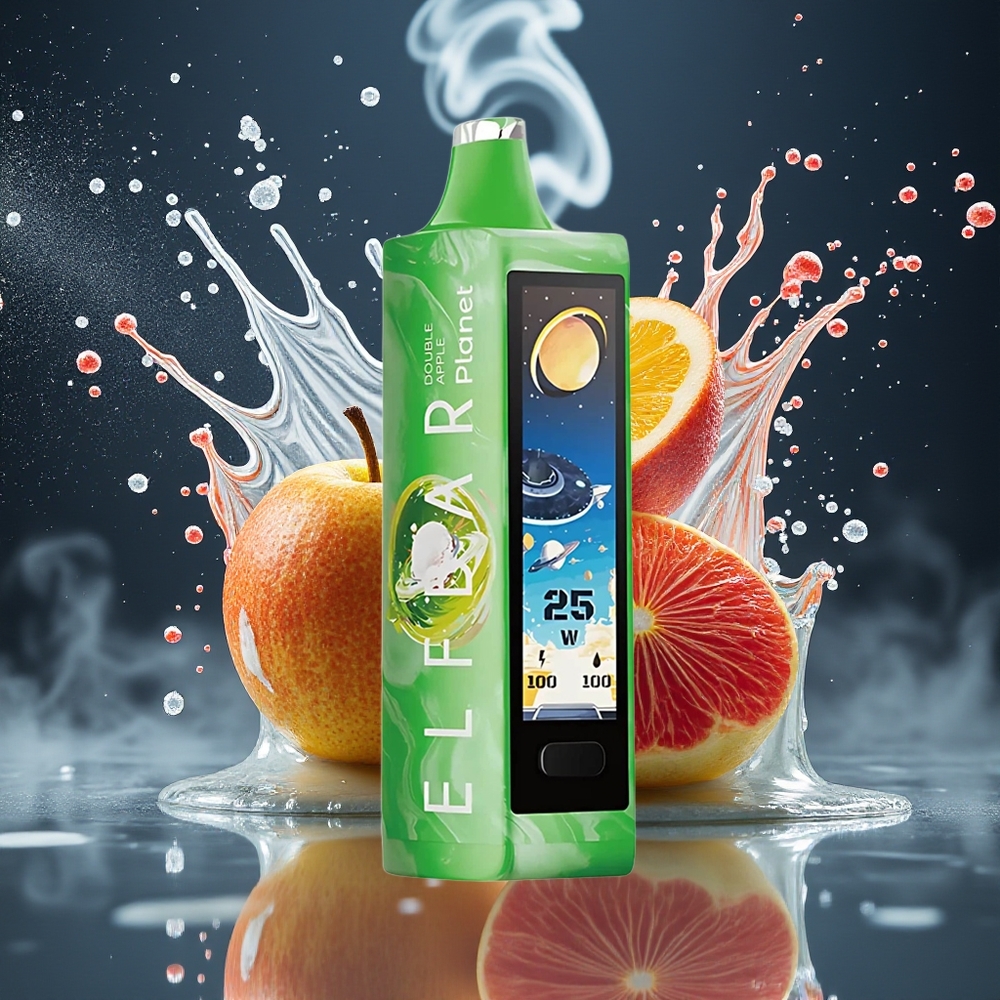 Elf Bar Planet 25000 Puffs Disposable Vape 5 Nikotin 18ml E-vätska 800mAh Laddningsbar Bateri Mesh Coil Grossister Sverige