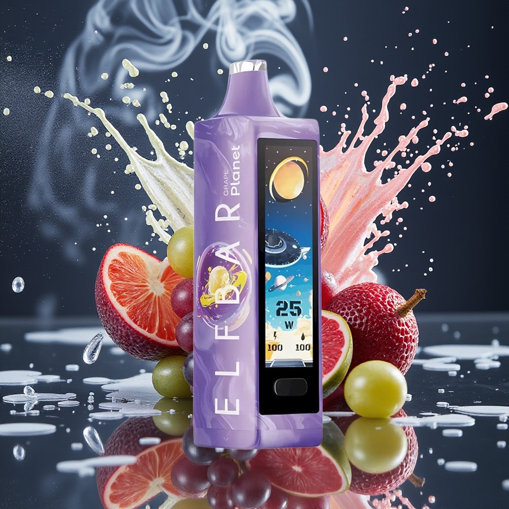 Elf Bar Planet 25000 Puffs Disposable Vape Grossister Sverige – 50mg Nikotin 18ml E-vätska 800mAh Uppladdningsbart Batteri Mesh Coil
