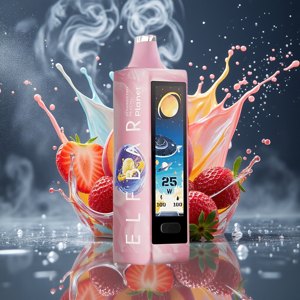 Elf Bar Planet 25000 Puffs Disposable Vape grossister Sverige – 5 Nikotin 800mAh Batteri Mesh Coil