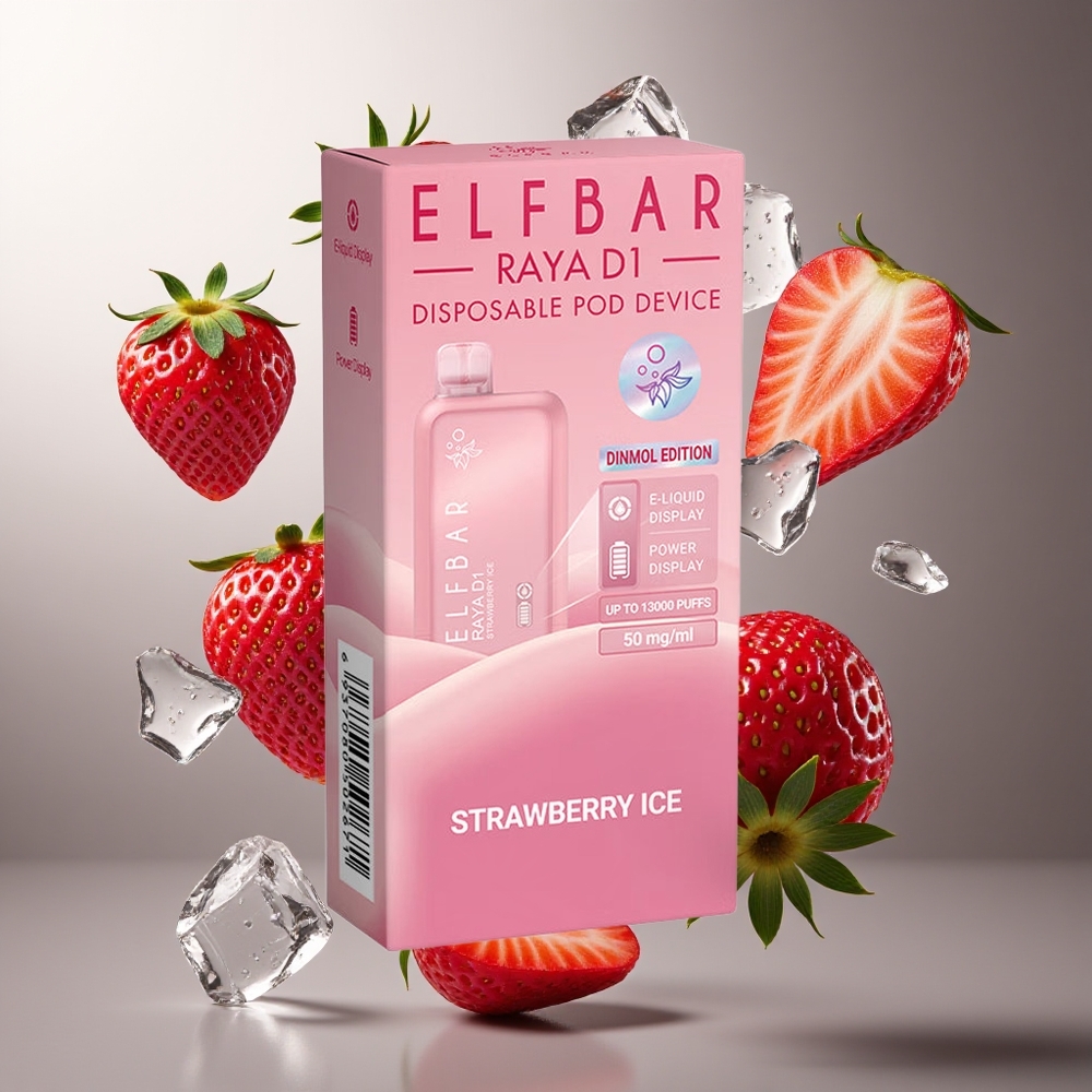 Elf Bar Raya D1 13000 Puffs Grossister Sverige – 18ml Kapacitet 650mAh Batteri 50mg Nikotin