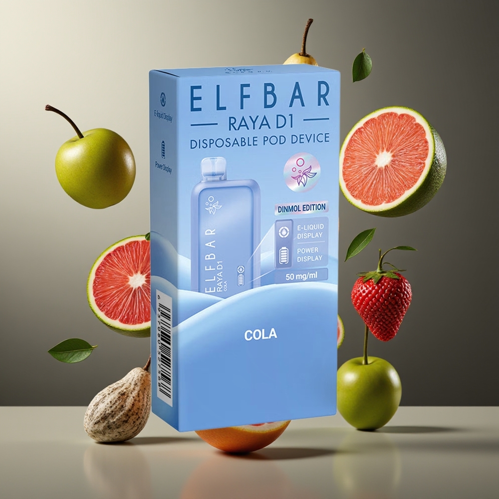 Elf Bar Raya D1 13000 Puffs Grossister Sverige – 18ml Kapacitet 650mAh Batteri Type-C Laddning 5 Nikotin