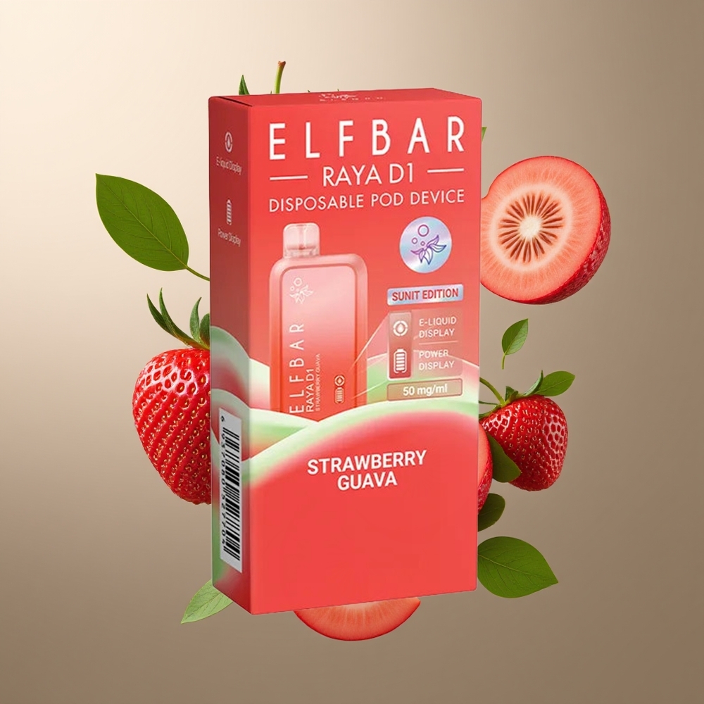 Elf Bar Raya D1 13000 Puffs Grossister Sverige – 18ml Kapacitet 650mAh Batteri Type-C Laddning 50mg Nikotin