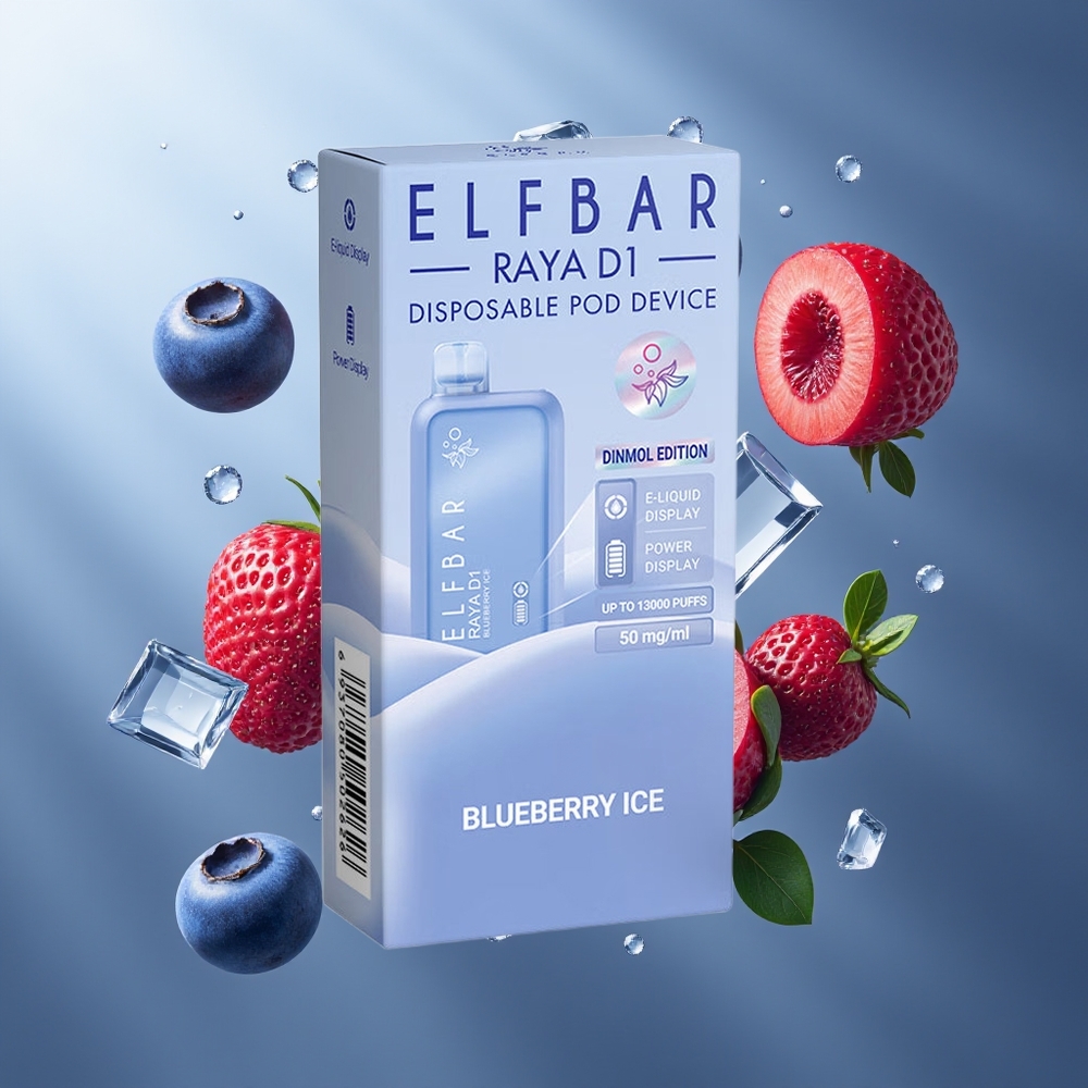 Elf Bar Raya D1 13000 Puffs Grossister Sverige – 18ml Kapacitet 650mAh Laddningsbart Batteri 50mg/5 Nikotin