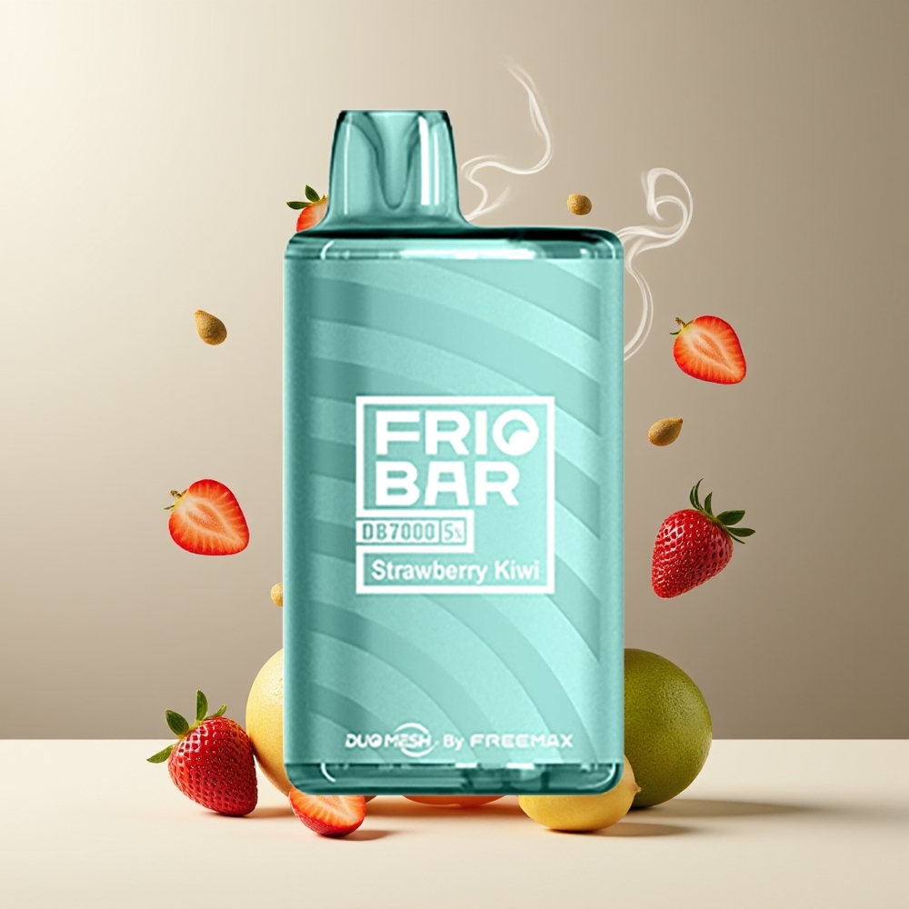 FRIOBAR DB7000 Engangs Vape Grossister Sverige – 16mL Pod 7000 puff 50mg/mL Nikotin 650mAh Batteri USB-C