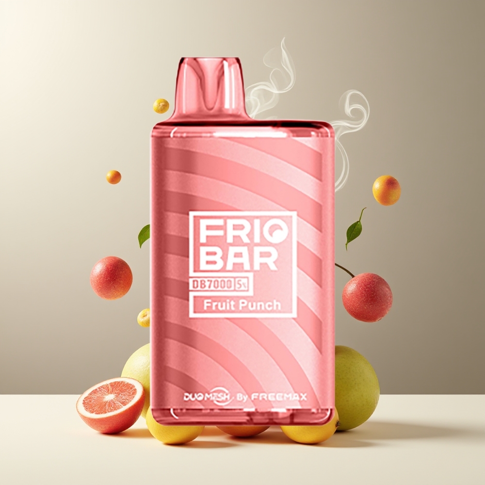 FRIOBAR DB7000 Grossister Sverige Engangs Vape – 16mL Pod 7000 puffar 50mg/mL nikotin USB-C laddning