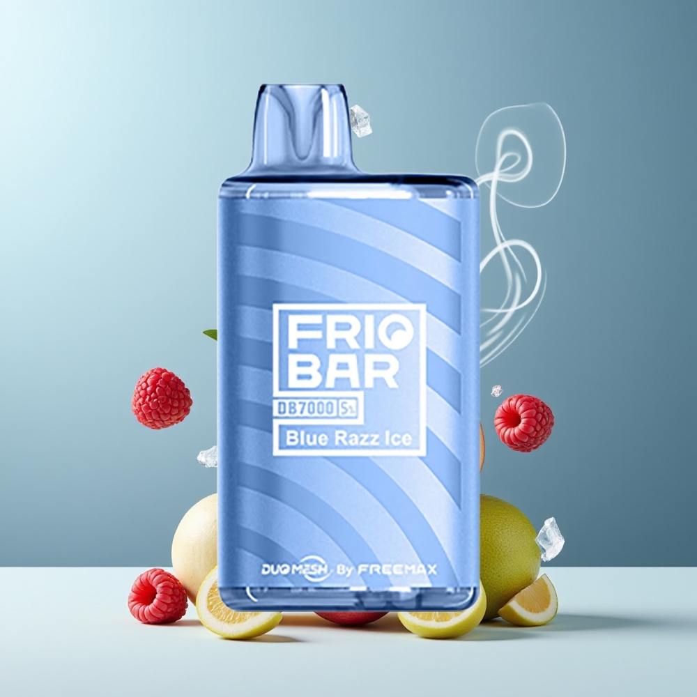 FRIOBAR DB7000 Grossister Sverige – 16mL Pod 7000 puffar 50mg/mL nikotin 650mAh batteri USB-C-laddning
