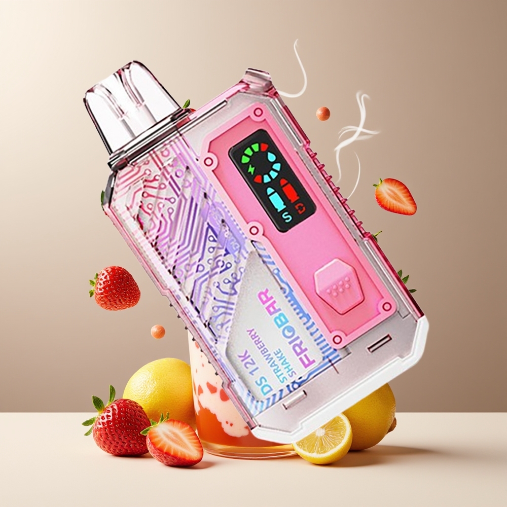 FRIOBAR DS 12K Grossister Sverige 10mL 50mg 12000 puff USB-C Smart Display Dual Mesh Coil