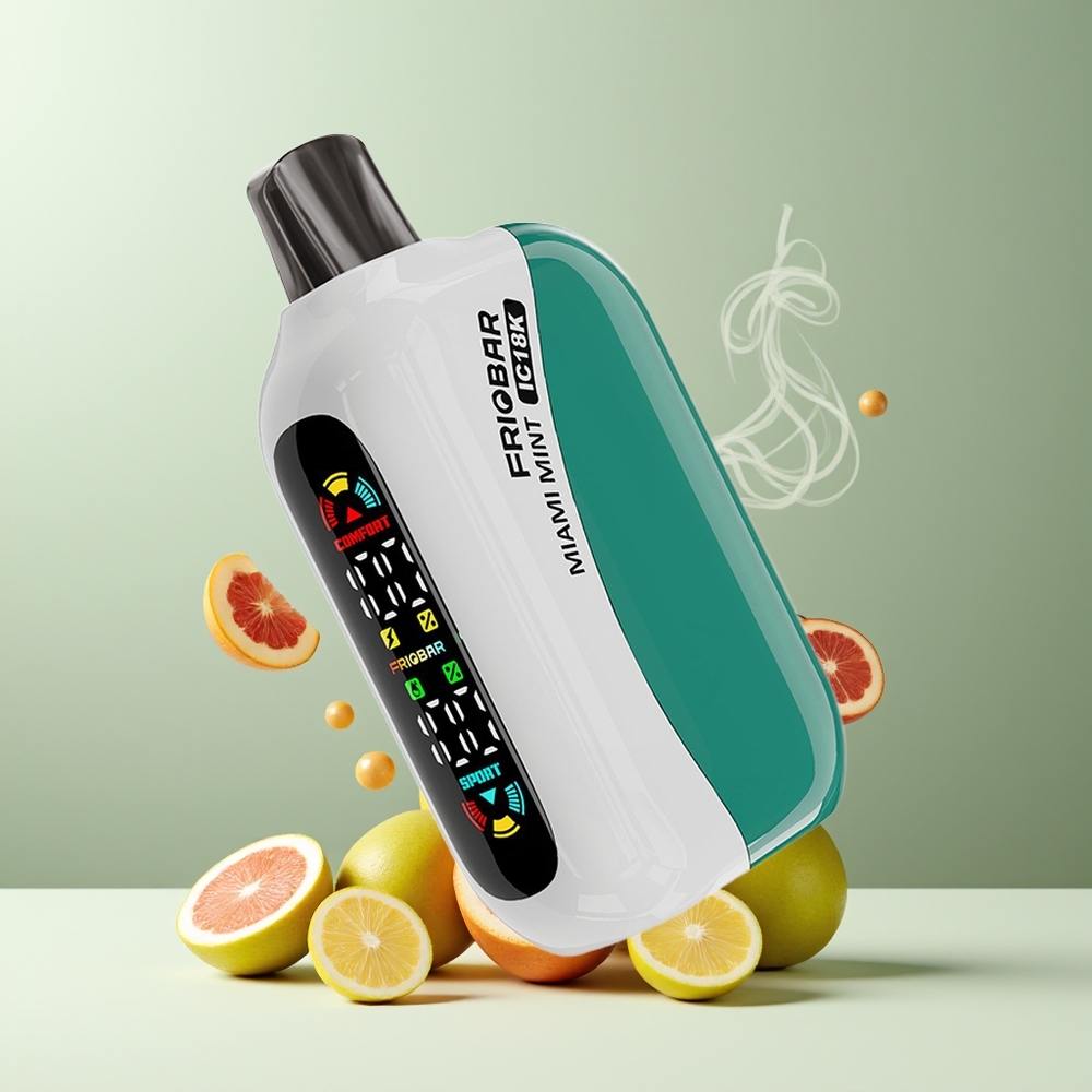 FRIOBAR IC18K 18000 Grossister Sverige – 18mL 18000 puffar 50/20mg/mL 1000mAh USB-C Dual Modes