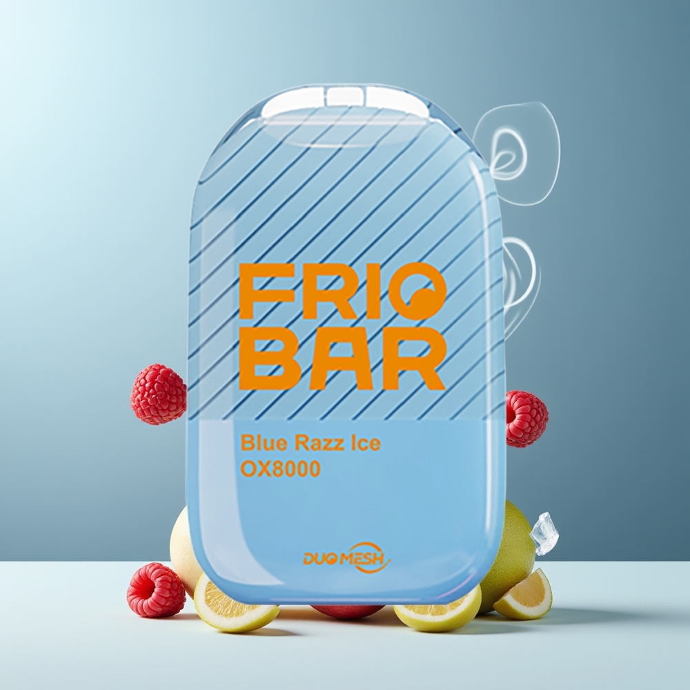 FRIOBAR OX8000 Grossister Sverige – 16mL 8000 puff 50mg/mL USB-C