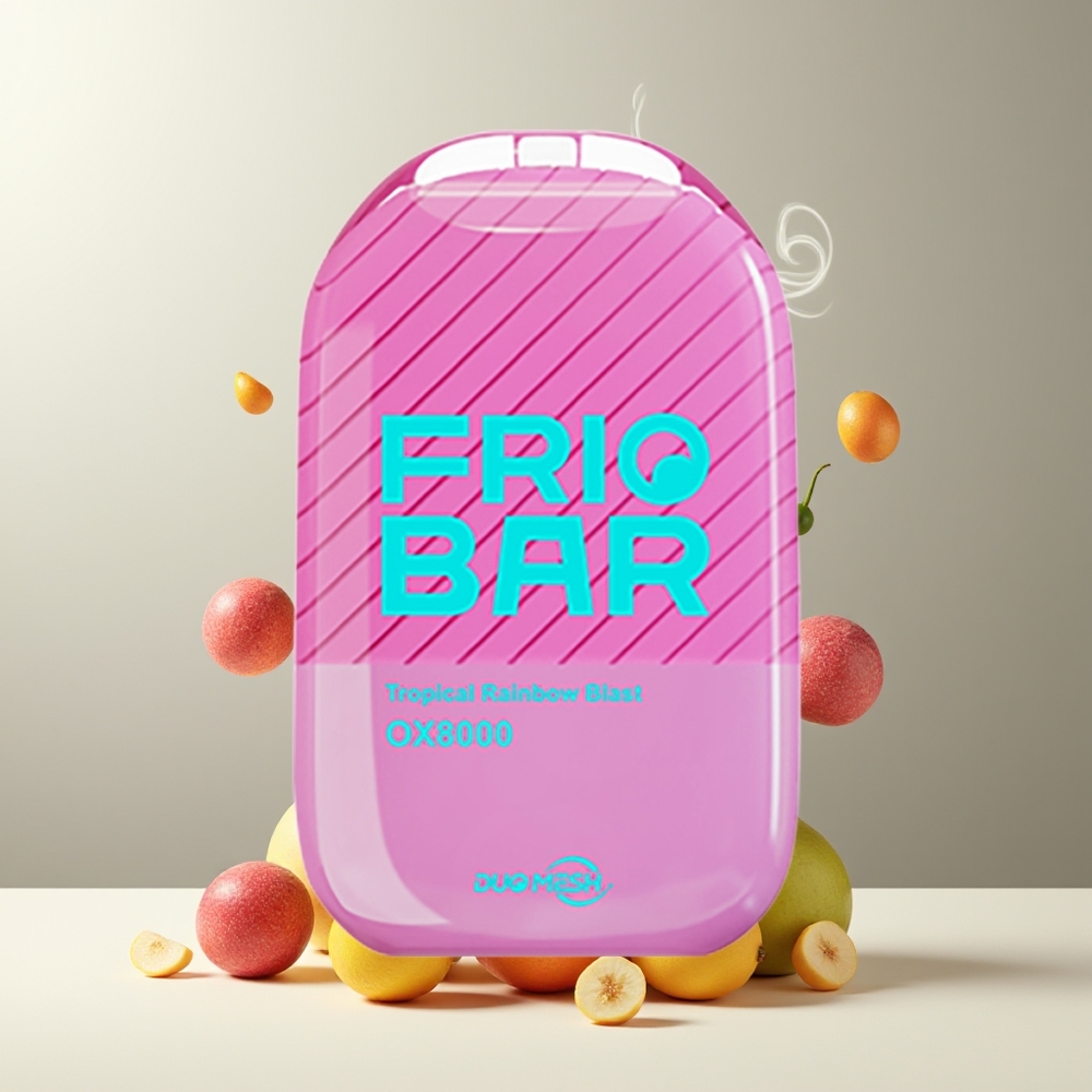FRIOBAR OX8000 Grossister Sverige – 16mL Pod 8000 puff 50mg/mL Nikotin 600mAh USB-C