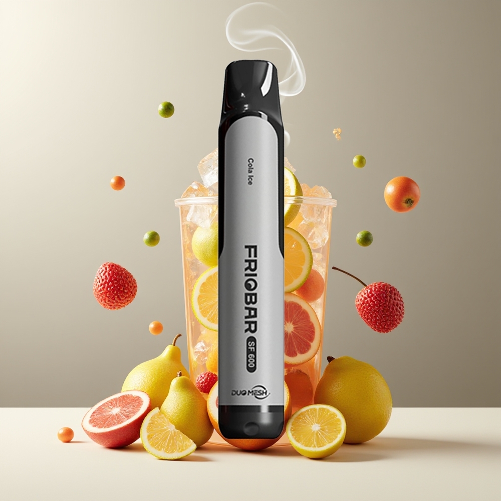 FRIOBAR SF600 Grossister Sverige Engangs Vape – 2mL 600 puffar 20mg/mL nikotin 600mAh batteri 10ohm