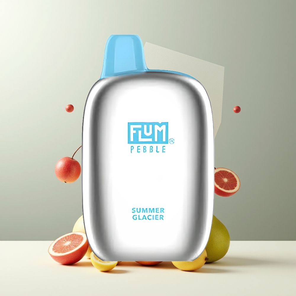 Flum Pebble 6000 Grossister Sverige – 10ml E-vätska 5 Nikotin 500mAh Batteri Mesh Coil Type-C