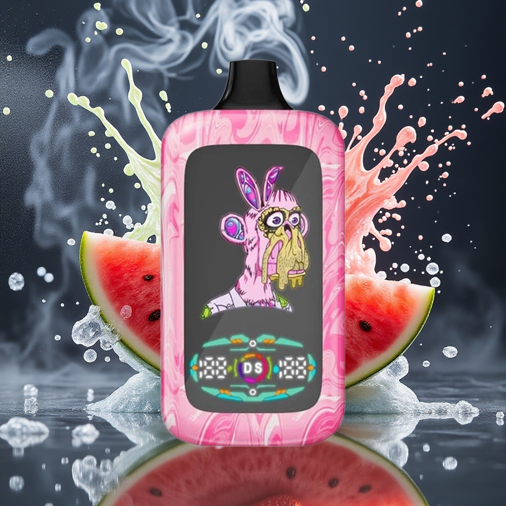 Fumot Digital Monkey Disposable Vape 40000 Puffs Dual Mesh Coil 850 MAH Type-C grossister Sverige Jordgubb Vattenmelon