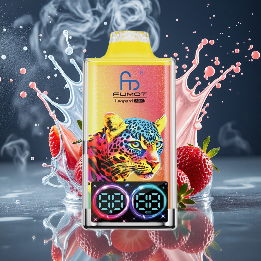 Fumot Leopard 40K Grossister Sverige – 700mAh Battery Dual Mesh Upp till 40000 Puffs Type-C Laddning