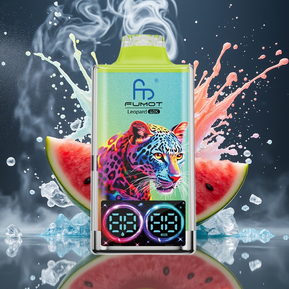 Fumot Leopard 40K Puffs Disposable Vape Grossister Sverige – 5 Nicotine 700mAh Battery Dual Mesh Typ-C-laddning