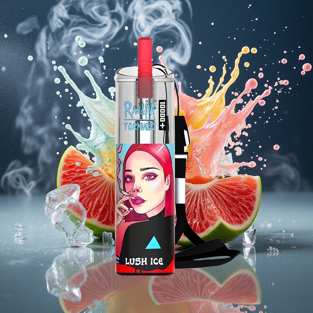 Fumot Original RandM Tornado 10000 Plus Disposable Vape Grossister Sverige – 10000 Puffs 20 ml 850 mAh Mesh Coil Type-C RGB Ljus
