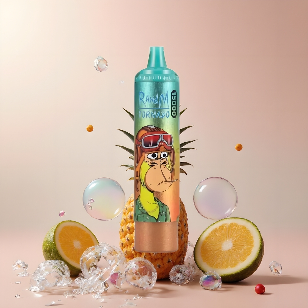 Fumot RandM Tornado 15000 Puffs grossister Sverige – 25ml 850mAh Mesh Coil Typ-C LCD
