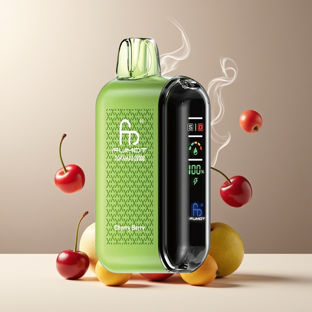 Fumot Tornado 20000 Puffs Dual Mesh Coil 20ml 850mAh Smart Display grossister Sverige